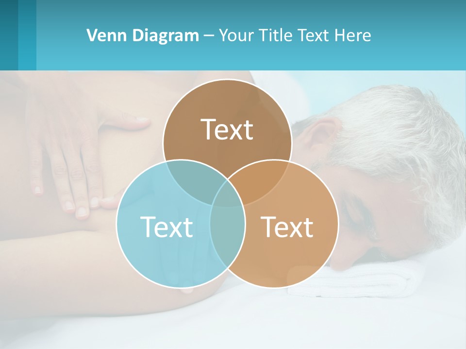 A Man Getting A Back Massage From A Woman PowerPoint Template
