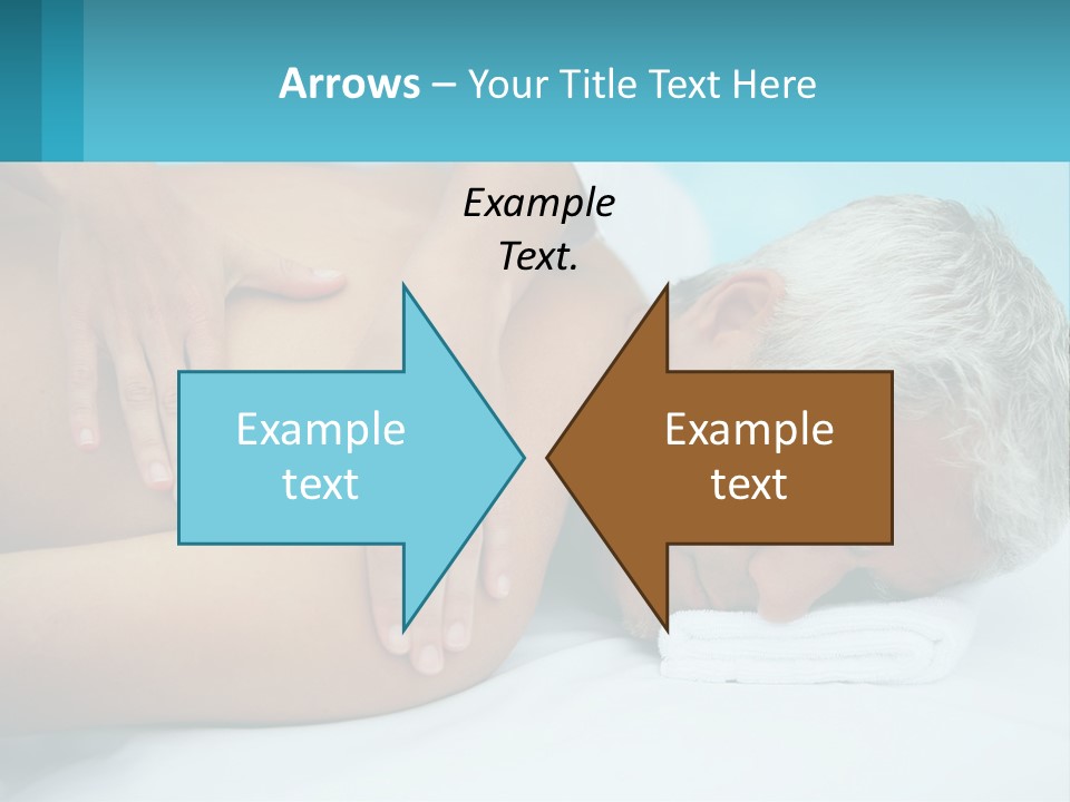 A Man Getting A Back Massage From A Woman PowerPoint Template