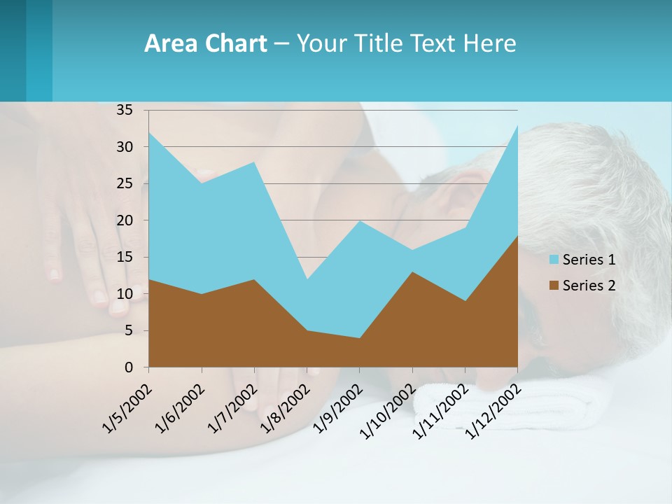 A Man Getting A Back Massage From A Woman PowerPoint Template