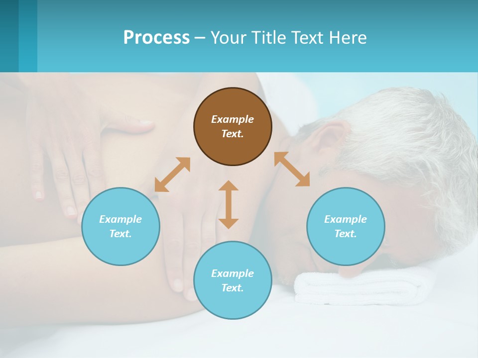 A Man Getting A Back Massage From A Woman PowerPoint Template