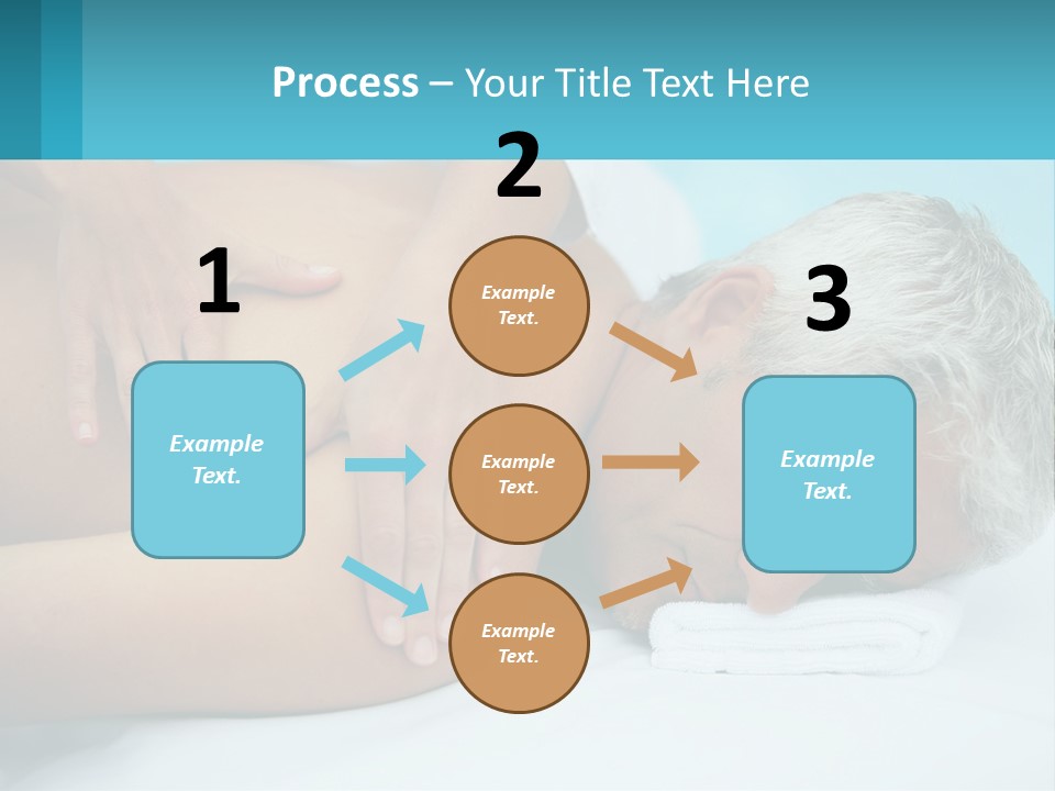A Man Getting A Back Massage From A Woman PowerPoint Template