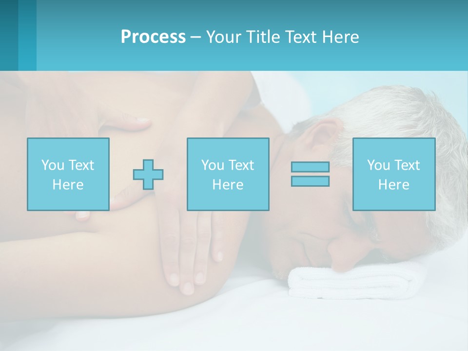 A Man Getting A Back Massage From A Woman PowerPoint Template