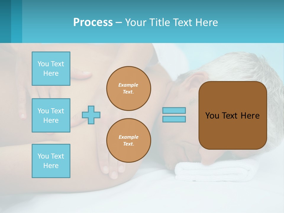 A Man Getting A Back Massage From A Woman PowerPoint Template
