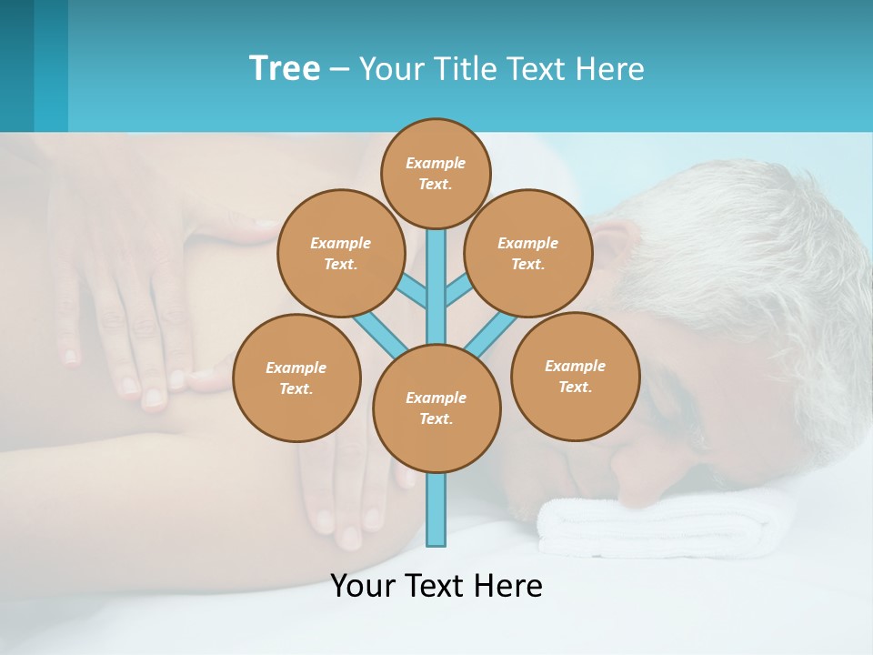 A Man Getting A Back Massage From A Woman PowerPoint Template