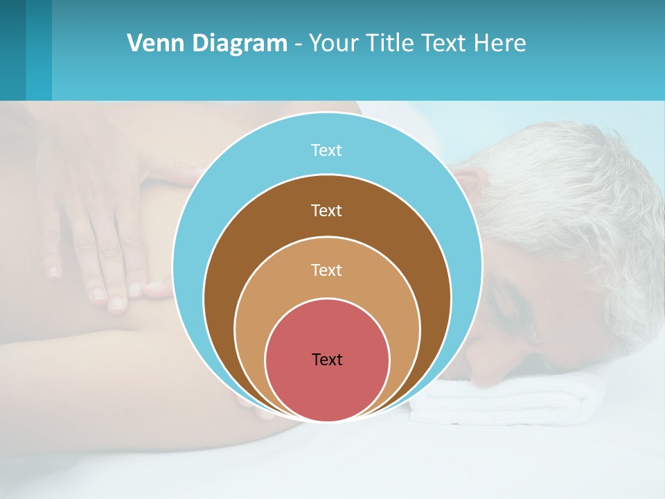 A Man Getting A Back Massage From A Woman PowerPoint Template