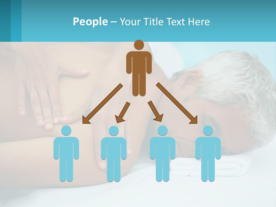 A Man Getting A Back Massage From A Woman PowerPoint Template