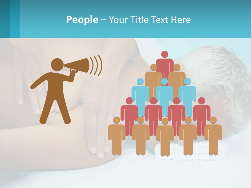 A Man Getting A Back Massage From A Woman PowerPoint Template