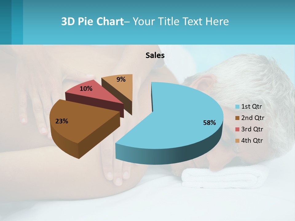 A Man Getting A Back Massage From A Woman PowerPoint Template