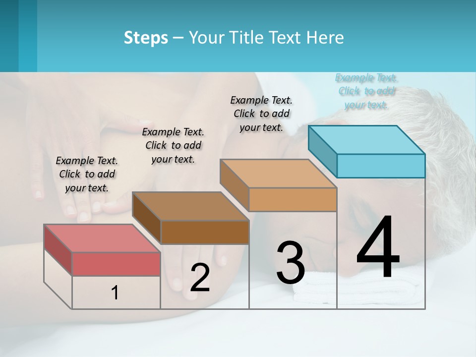 A Man Getting A Back Massage From A Woman PowerPoint Template