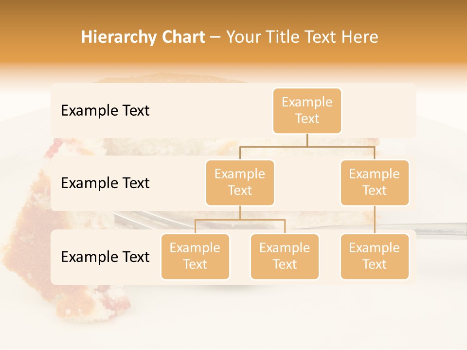 A Piece Of Cake On A Plate With A Fork PowerPoint Template