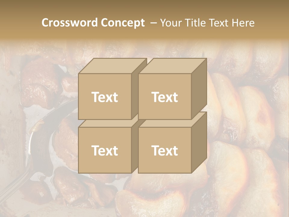 A Close Up Of Food On A Plate With A Spoon PowerPoint Template