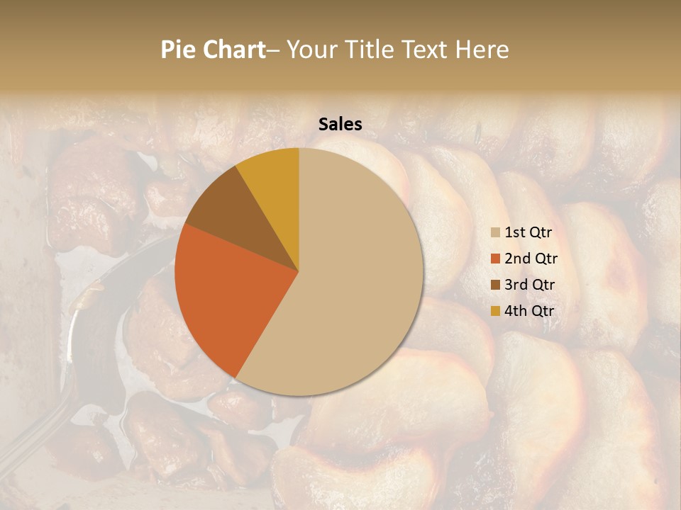 A Close Up Of Food On A Plate With A Spoon PowerPoint Template