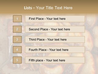 A Close Up Of Food On A Plate With A Spoon PowerPoint Template