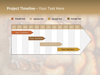A Close Up Of Food On A Plate With A Spoon PowerPoint Template