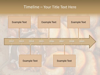 A Close Up Of Food On A Plate With A Spoon PowerPoint Template