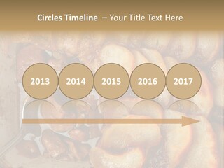 A Close Up Of Food On A Plate With A Spoon PowerPoint Template