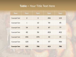 A Close Up Of Food On A Plate With A Spoon PowerPoint Template