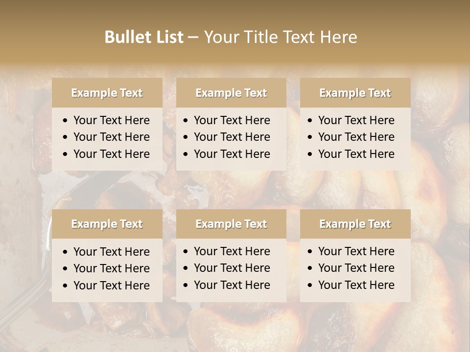 A Close Up Of Food On A Plate With A Spoon PowerPoint Template