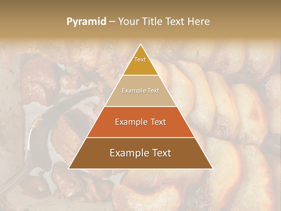 A Close Up Of Food On A Plate With A Spoon PowerPoint Template