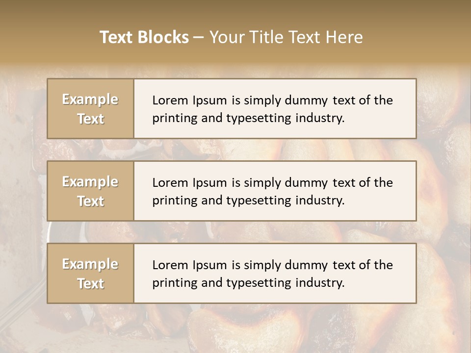 A Close Up Of Food On A Plate With A Spoon PowerPoint Template