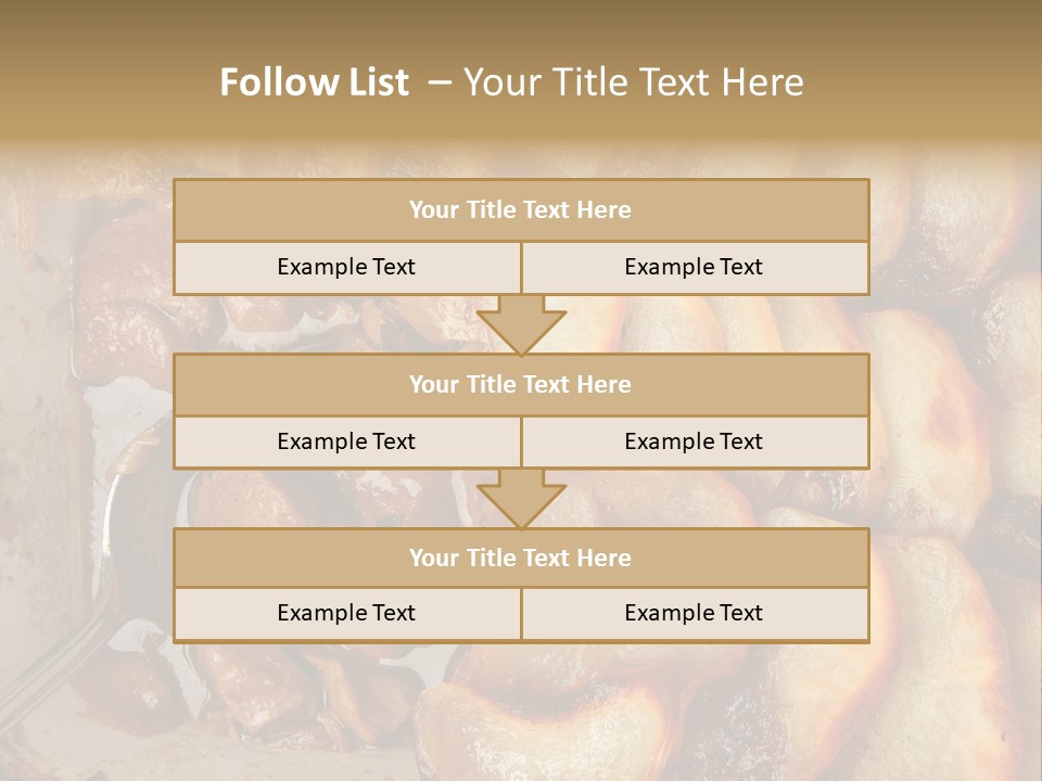 A Close Up Of Food On A Plate With A Spoon PowerPoint Template