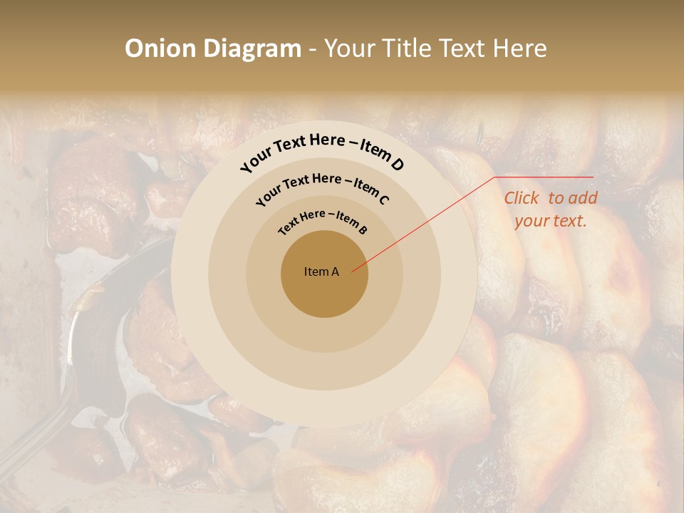 A Close Up Of Food On A Plate With A Spoon PowerPoint Template