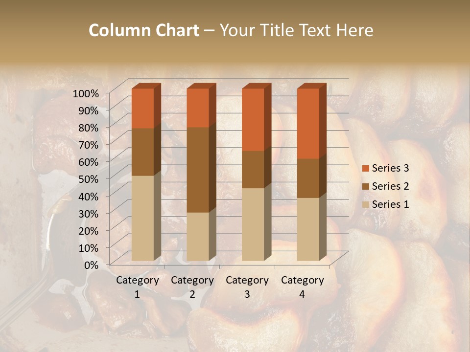 A Close Up Of Food On A Plate With A Spoon PowerPoint Template