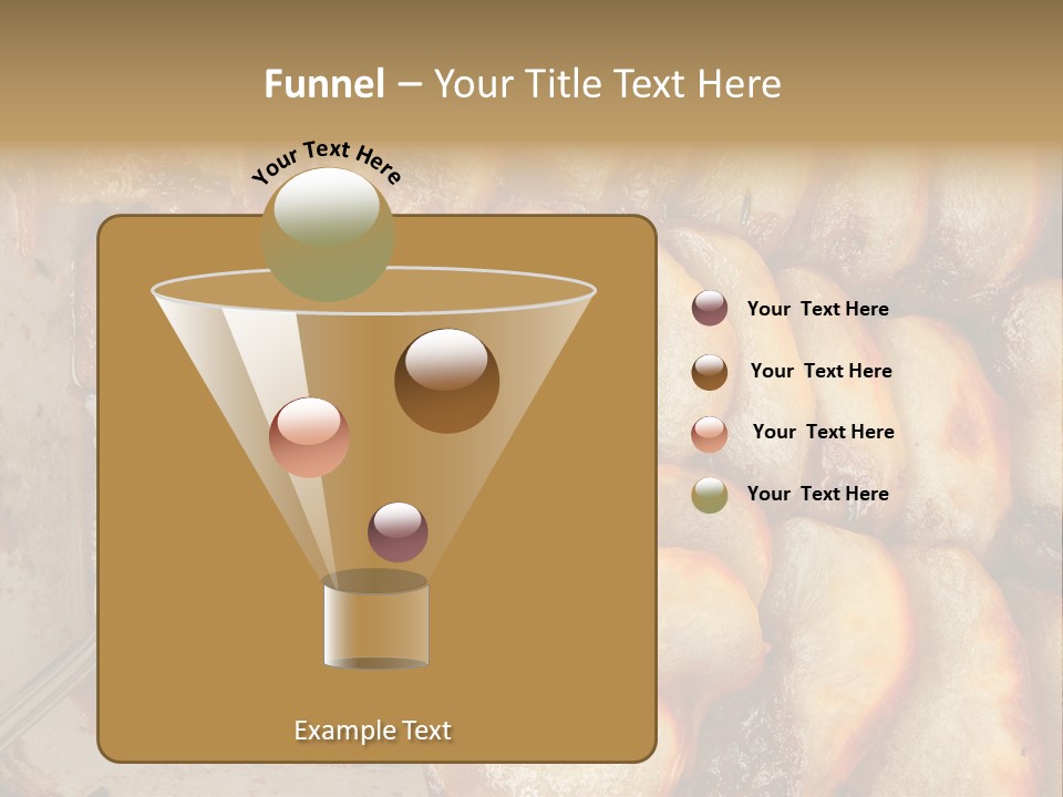 A Close Up Of Food On A Plate With A Spoon PowerPoint Template