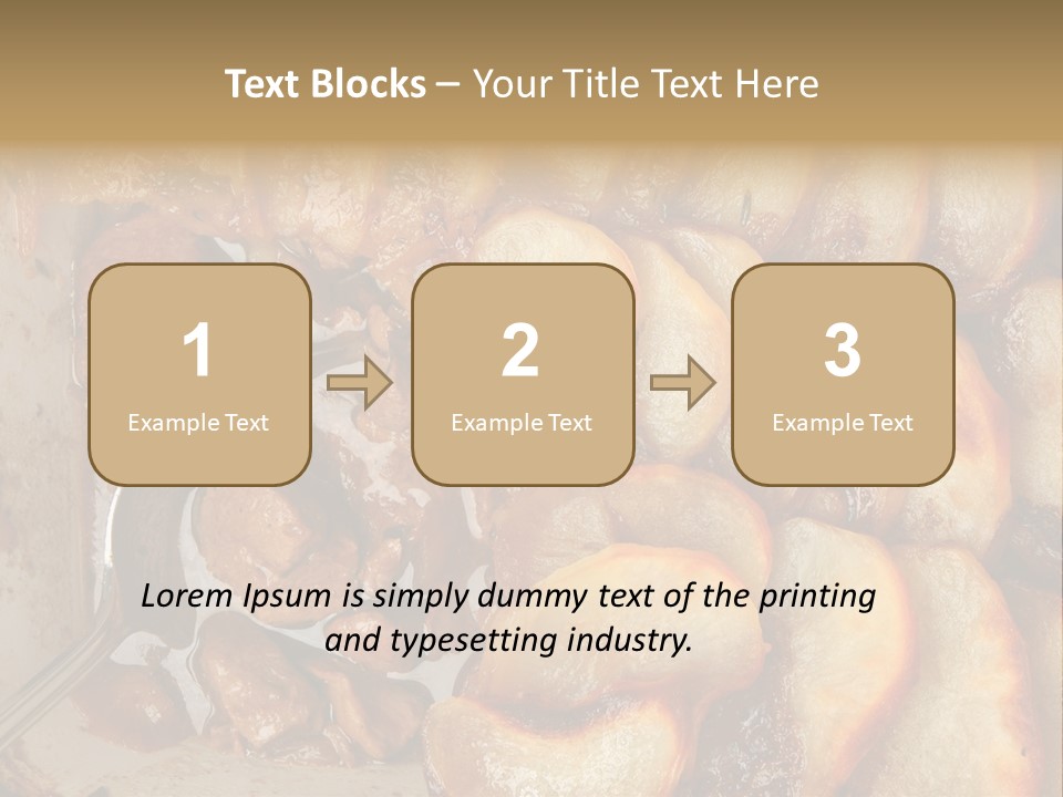 A Close Up Of Food On A Plate With A Spoon PowerPoint Template