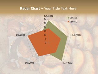 A Close Up Of Food On A Plate With A Spoon PowerPoint Template