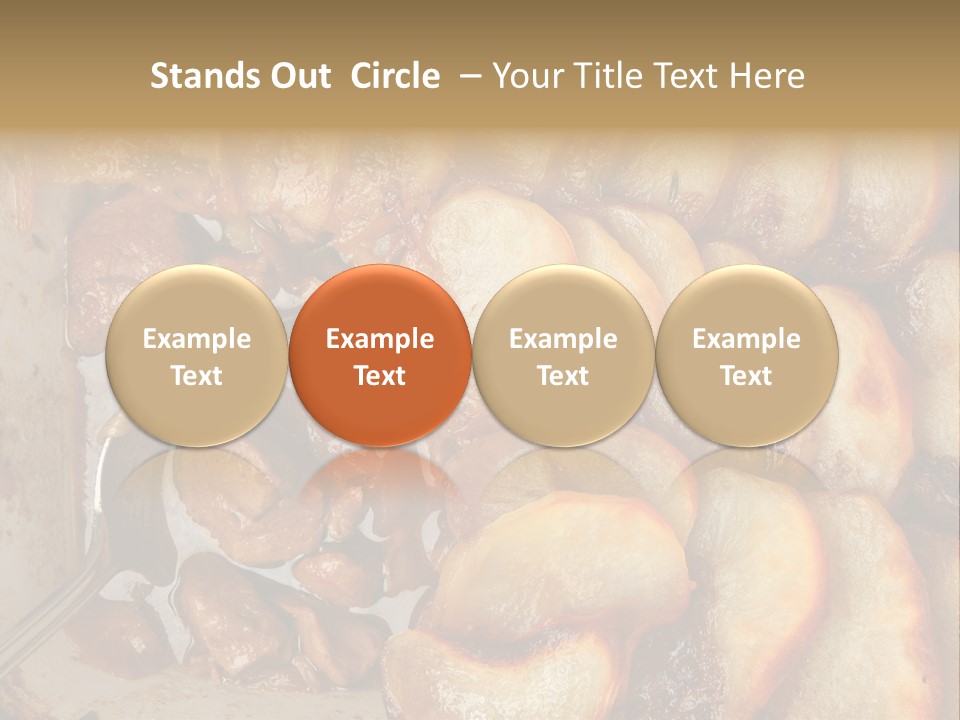 A Close Up Of Food On A Plate With A Spoon PowerPoint Template