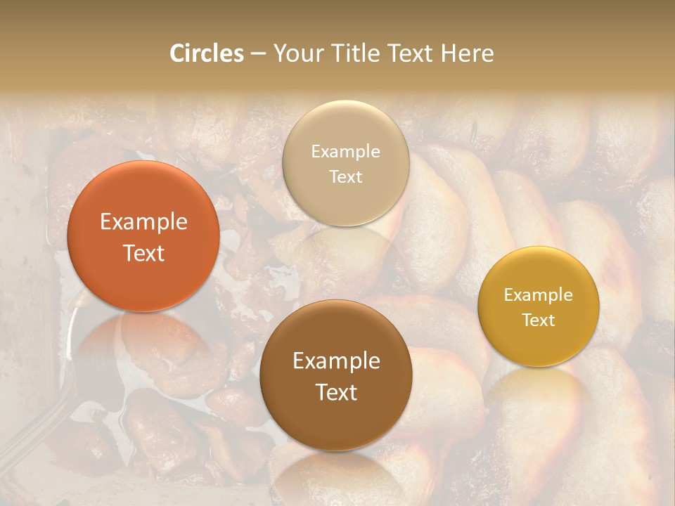 A Close Up Of Food On A Plate With A Spoon PowerPoint Template