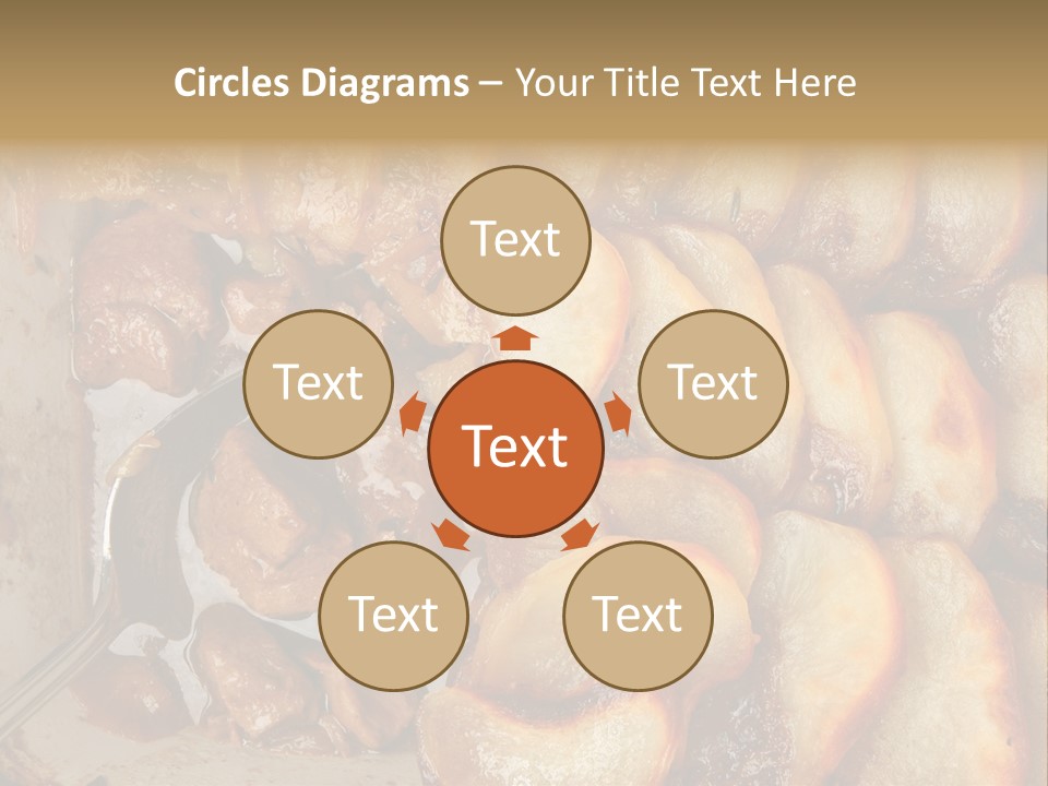 A Close Up Of Food On A Plate With A Spoon PowerPoint Template