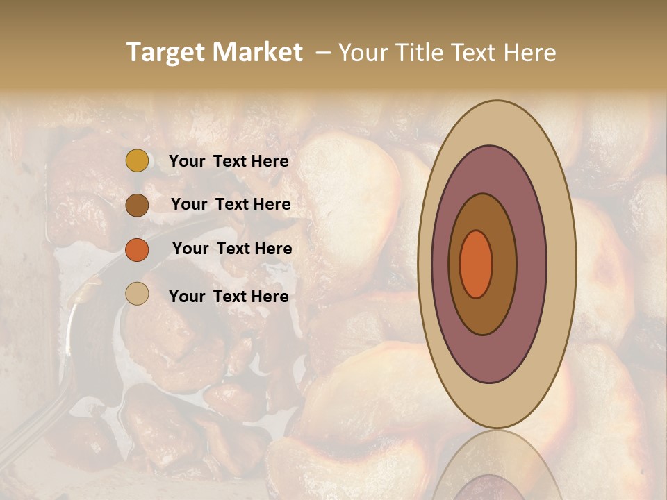 A Close Up Of Food On A Plate With A Spoon PowerPoint Template