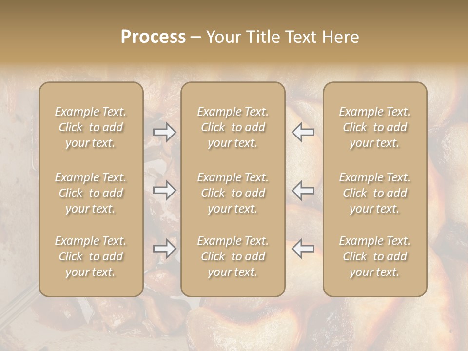 A Close Up Of Food On A Plate With A Spoon PowerPoint Template