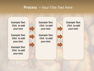 A Close Up Of Food On A Plate With A Spoon PowerPoint Template