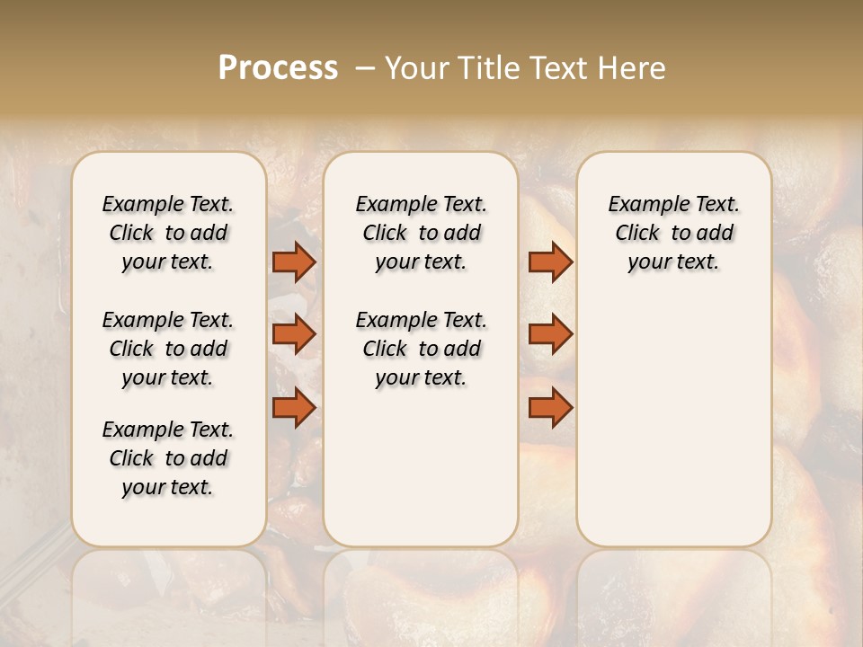 A Close Up Of Food On A Plate With A Spoon PowerPoint Template