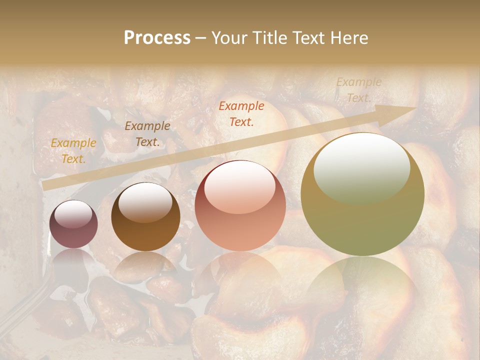 A Close Up Of Food On A Plate With A Spoon PowerPoint Template