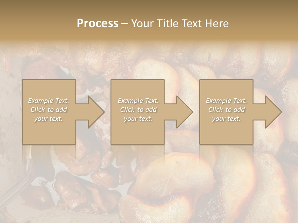 A Close Up Of Food On A Plate With A Spoon PowerPoint Template
