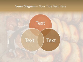 A Close Up Of Food On A Plate With A Spoon PowerPoint Template