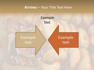 A Close Up Of Food On A Plate With A Spoon PowerPoint Template