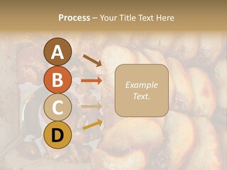 A Close Up Of Food On A Plate With A Spoon PowerPoint Template
