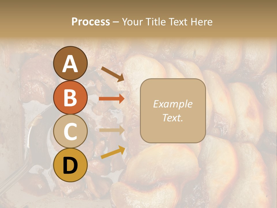 A Close Up Of Food On A Plate With A Spoon PowerPoint Template
