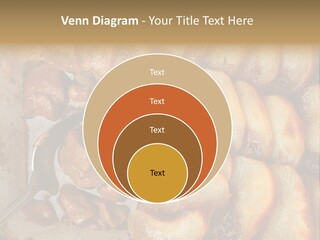 A Close Up Of Food On A Plate With A Spoon PowerPoint Template