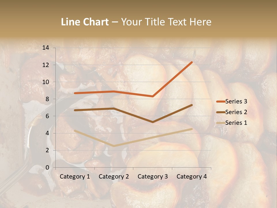 A Close Up Of Food On A Plate With A Spoon PowerPoint Template
