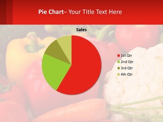 A Bunch Of Different Types Of Vegetables On A Table PowerPoint Template