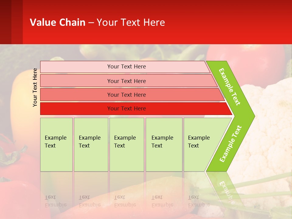 A Bunch Of Different Types Of Vegetables On A Table PowerPoint Template