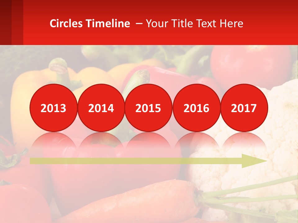 A Bunch Of Different Types Of Vegetables On A Table PowerPoint Template