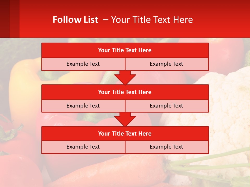 A Bunch Of Different Types Of Vegetables On A Table PowerPoint Template