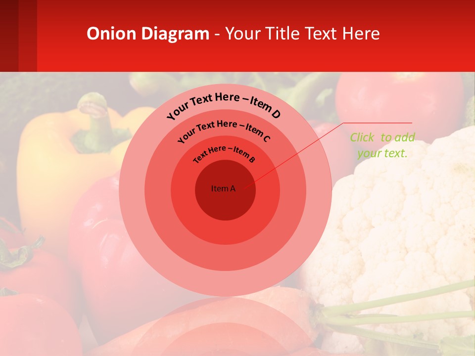 A Bunch Of Different Types Of Vegetables On A Table PowerPoint Template